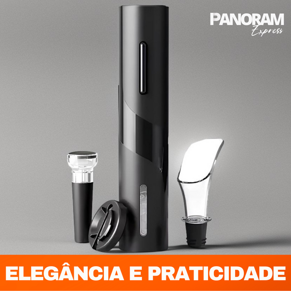 ABRIDOR DE VINHO ELÉTRICO NORAM™ + 3 BRINDES EXCLUSIVOS